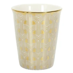 GOBELET EXPRESSO DESIGN GOLD 10CL