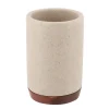 GOBELET POLYRESINE NATUREL ACACIA