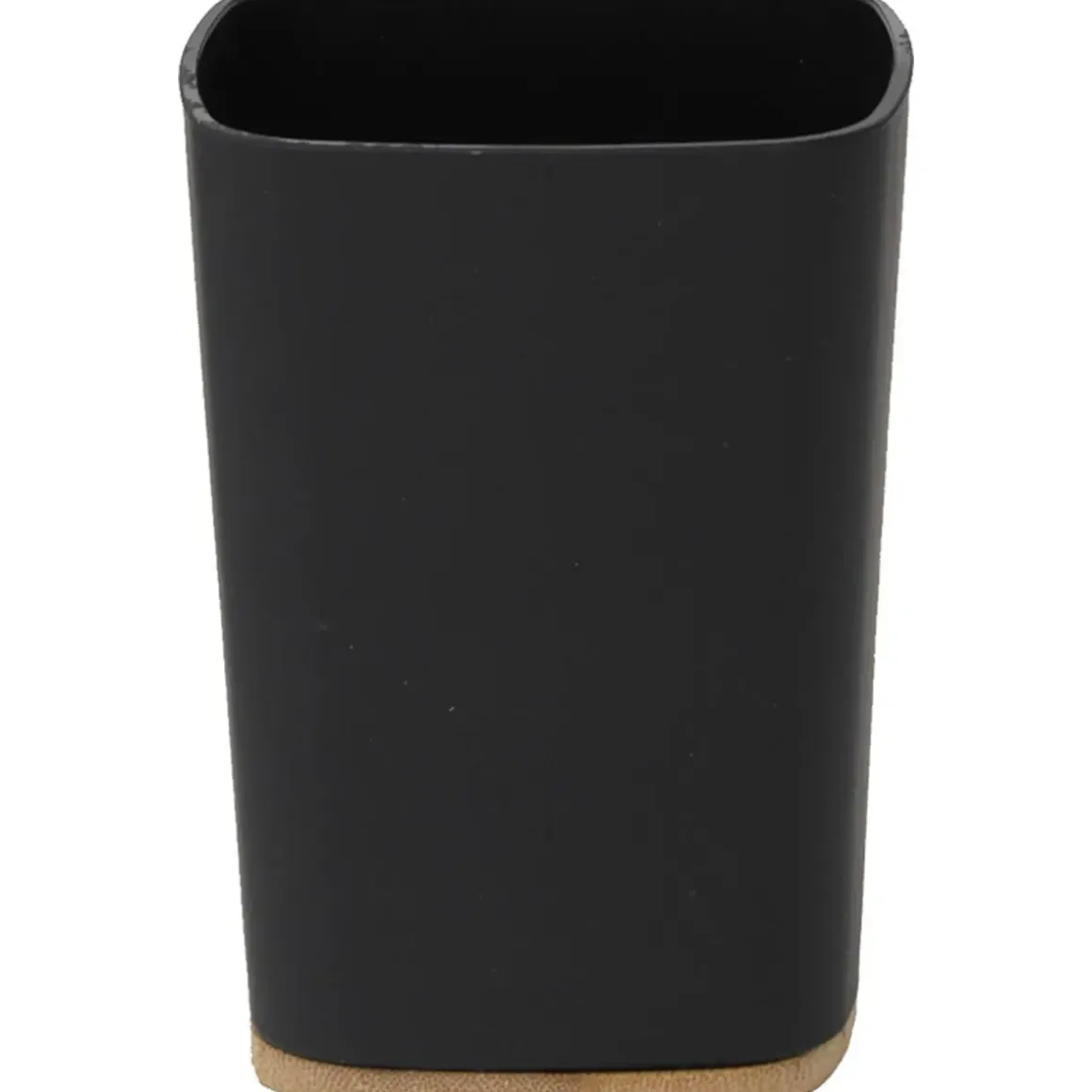 GOBELET RUBBER ET ABS ET BAMBOU 0.380L NOIR