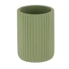 GOBELET STRIE ARRONDI POLYRESINE KAKI