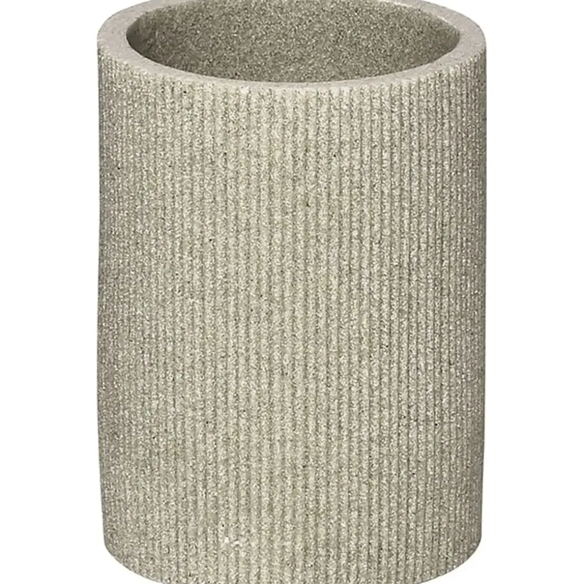 GOBELET STRIE POLYRESINE NATUREL