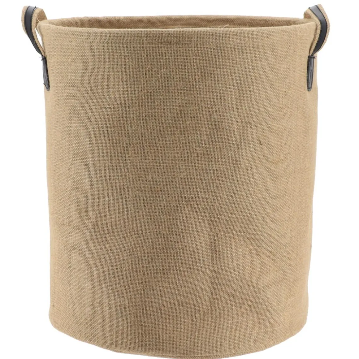 GRANDE PANIERE A LINGE RONDE EN JUTE D.42X48CM NATUREL