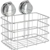 GRAND PANIER METAL SUR VENTOUSES CHROME