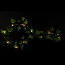 GUIRLANDE FEUILLE 10 LED 1M30
