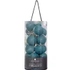 GUIRLANDE LED SECTEUR 20 BOULES BLEU D.6CM
