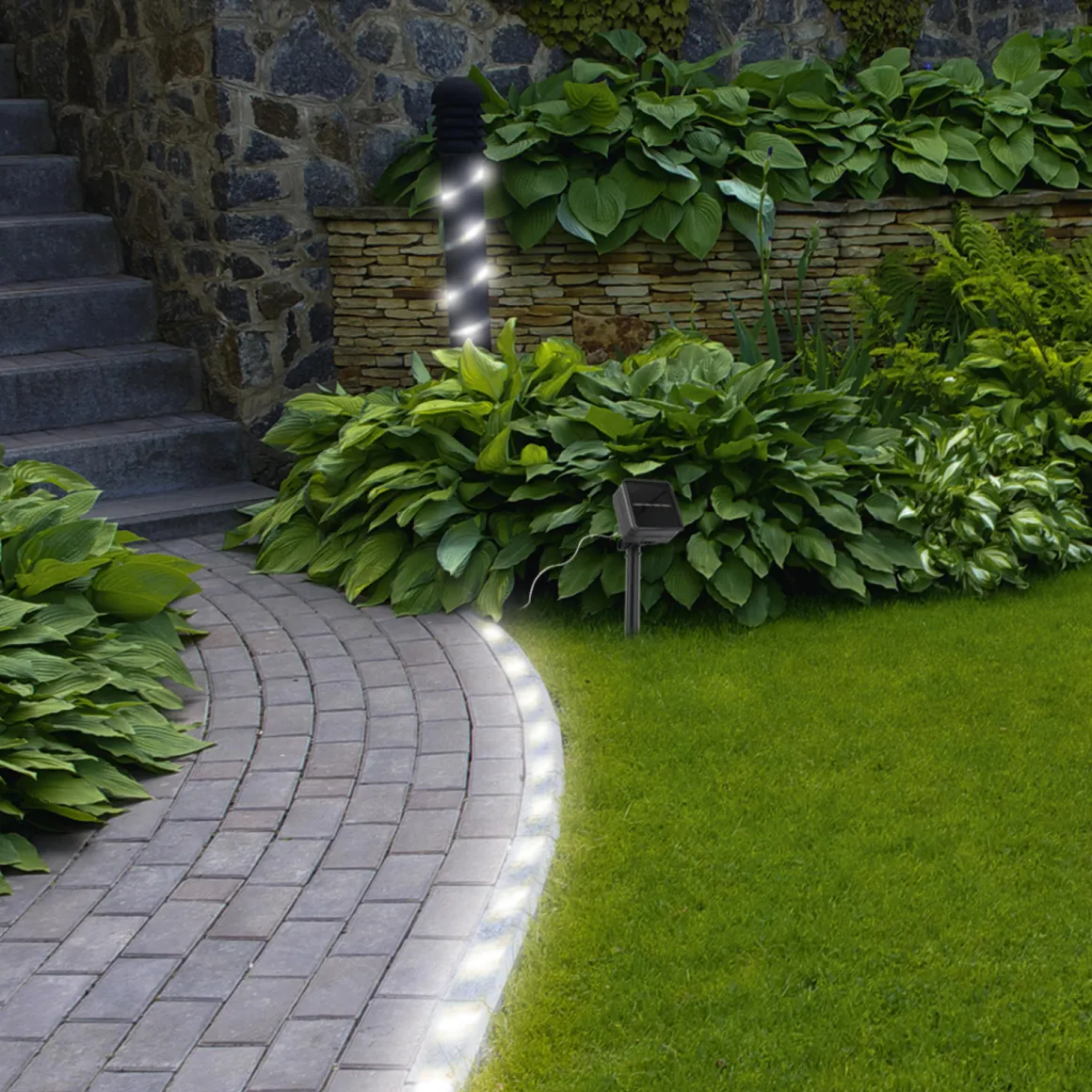 GUIRLANDE LUMINEUSE SOLAIRE LED BLANCHE 3M