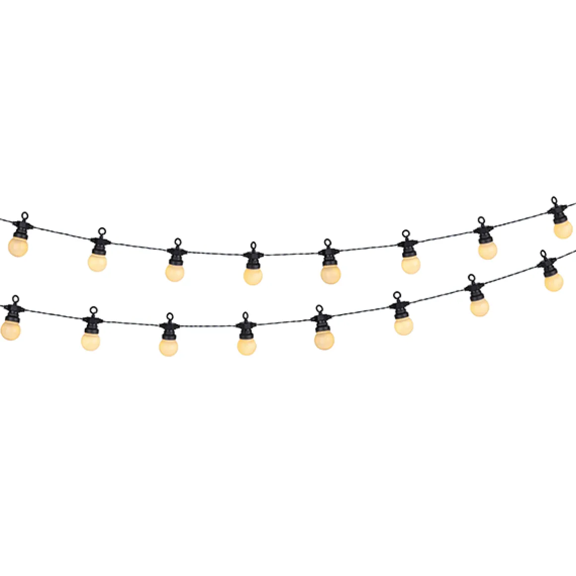 GUIRLANDE SOLAIRE 20 BOULES BLANC L.6.8M D5CM