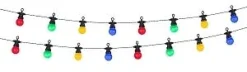 GUIRLANDE SOLAIRE 20 BOULES MULTICOLORE L.6.8M