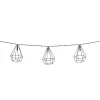 GUIRLANDE SOLAIRE FLAVE 10 BOULES METAL D.7.5CM