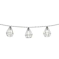 GUIRLANDE SOLAIRE FLAVE 10 BOULES METAL D.7.5CM