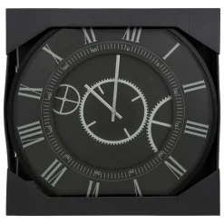 HORLOGE METAL KERIAN NOIR D.57CM