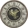HORLOGE METAL MECANIQUE STELLA D.57CM