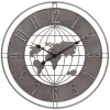HORLOGE METAL MONDE ISAC D.68CM