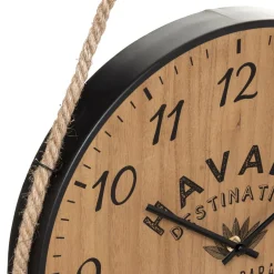 HORLOGE METAL POULIE CUBA D.40CM