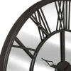 HORLOGE MIROIR METAL DARIO D.70CM