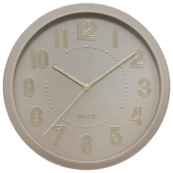 HORLOGE TAUPE ALIZEE D.30CM