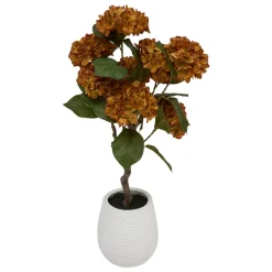 HORTENSIA POT CERAMIQUE MIKA AMBRE H.100CM