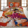 HOUSSE COUETTE 140X200CM ET 63X63CM DRAGONBALL