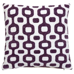 HOUSSE COUSSIN CHENILLE JENI VIOLET 40X40CM