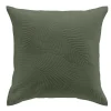 HOUSSE COUSSIN ET ENCART 60X60CM MICROFIBRE PALOMBINE KAKI