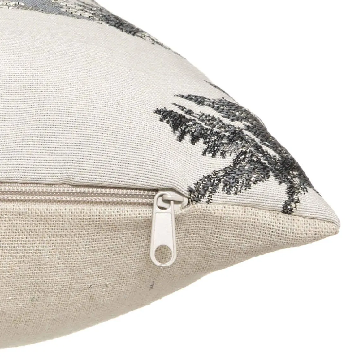 HOUSSE COUSSIN JACQUARD LUREX PALMIER 40X40CM