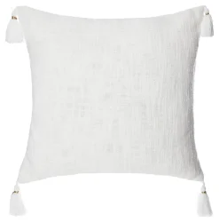 HOUSSE COUSSIN SLUB BLANC 40X40