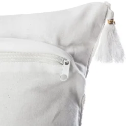 HOUSSE COUSSIN SLUB BLANC 40X40