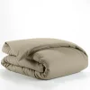 HOUSSE DE COUETTE 140X200CM UNI 57 FILS LINA SABLE