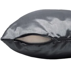 HOUSSE DE COUSSIN ENCART 40X40CM SHANA ANTHRACITE