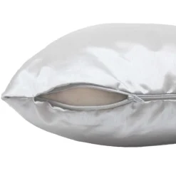 HOUSSE DE COUSSIN ENCART 40X40CM SHANA BLANC