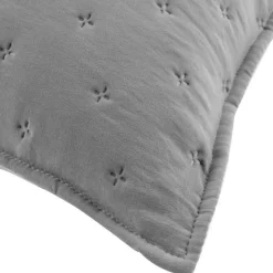 HOUSSE DE COUSSIN ET ENCART 40X40 CM MICROFIBRE BICOLORE