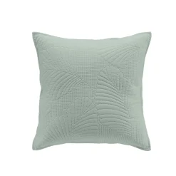 HOUSSE DE COUSSIN ET ENCART 40X40CM COLOMBINE SAUGE