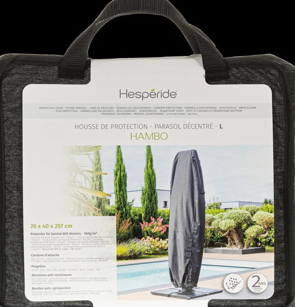 HOUSSE HAMBO PARASOL DECENTRE TAILLE L
