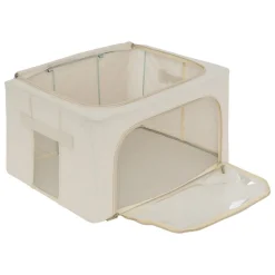 HOUSSE RANGEMENT DOUBLE OUVERTURE DRESSY PLUS BEIGE TAILLE M