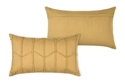 HOUSTON COUSSIN 30X50CM MOUTARDE