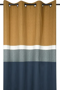 HOUSTON RIDEAU 140X260CM OEILLETS MULTICOLORE