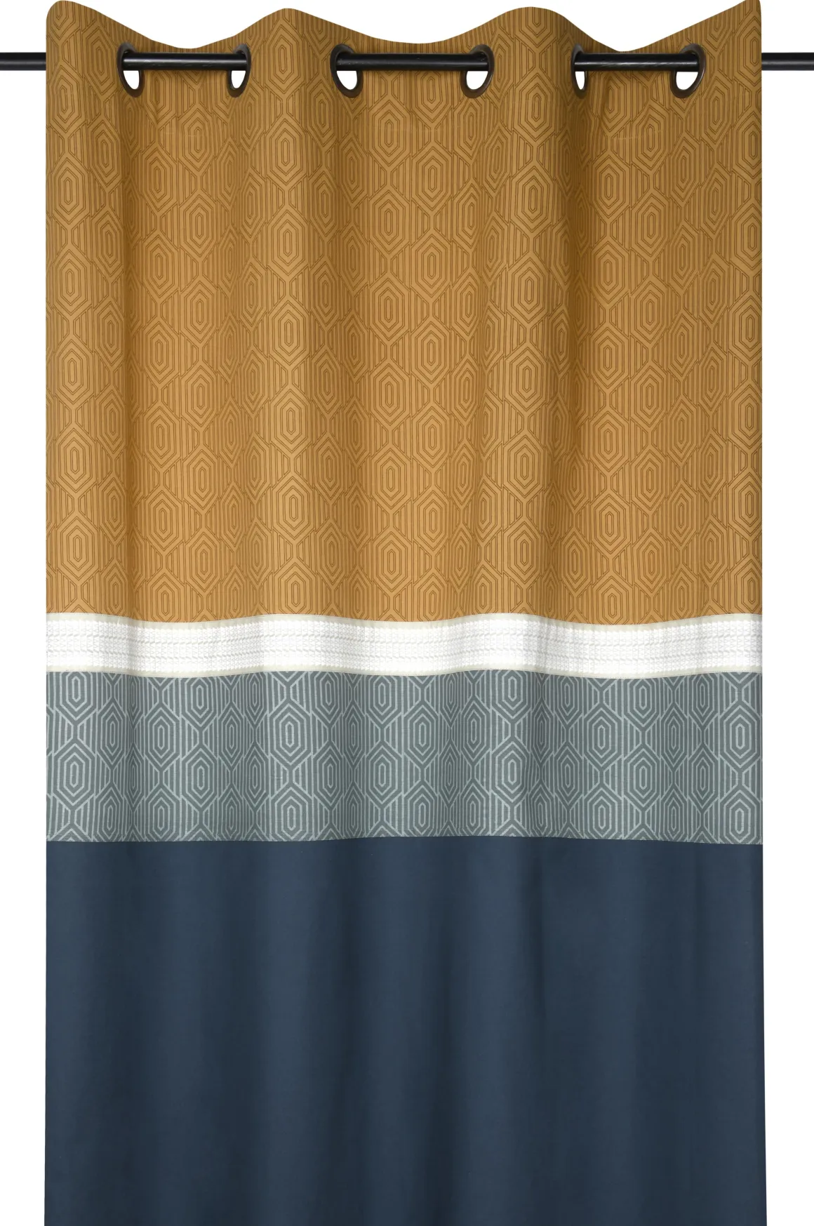 HOUSTON RIDEAU 140X260CM OEILLETS MULTICOLORE