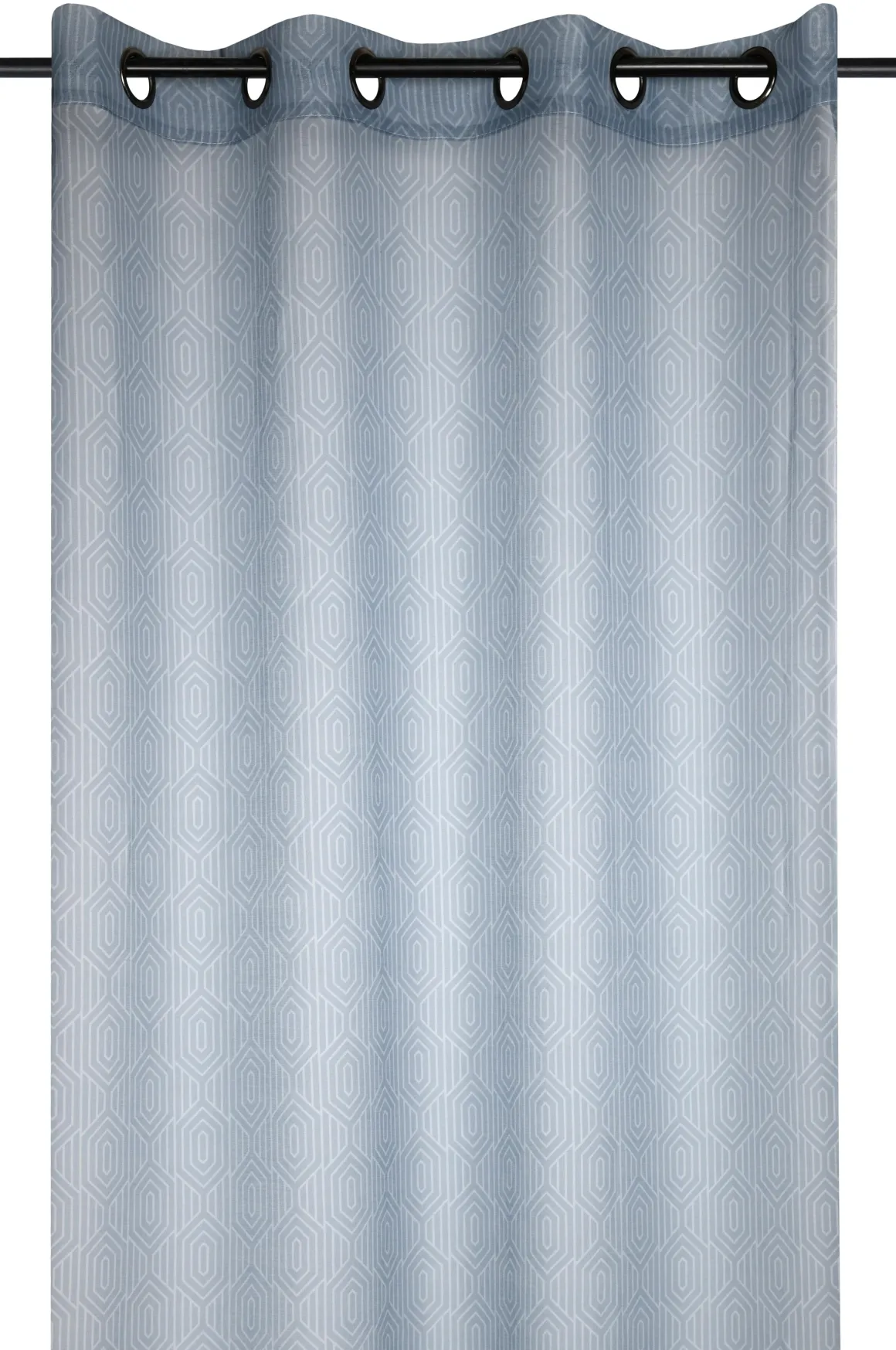 HOUSTON VOILE 140X260CM ACIER
