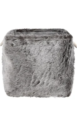 INUIT PANIER FOURRURE 36X36