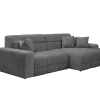 JACOB CANAPE ANGLE DROIT ARGENT PERFECT HARMONY 85