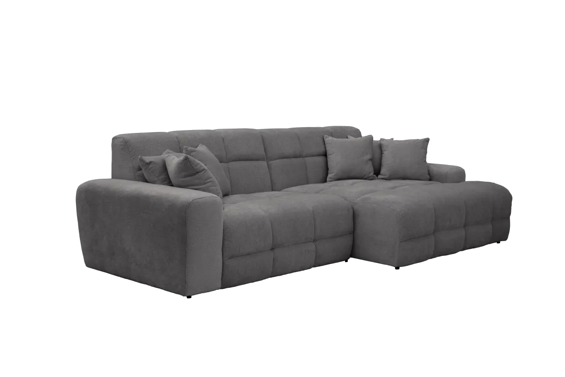 JACOB CANAPE ANGLE DROIT ARGENT PERFECT HARMONY 85