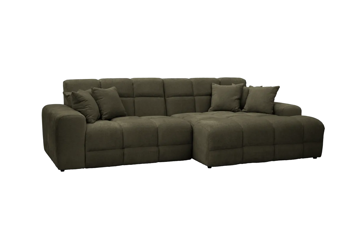 JACOB CANAPE ANGLE DROIT VERT PERFECT HARMONY 39