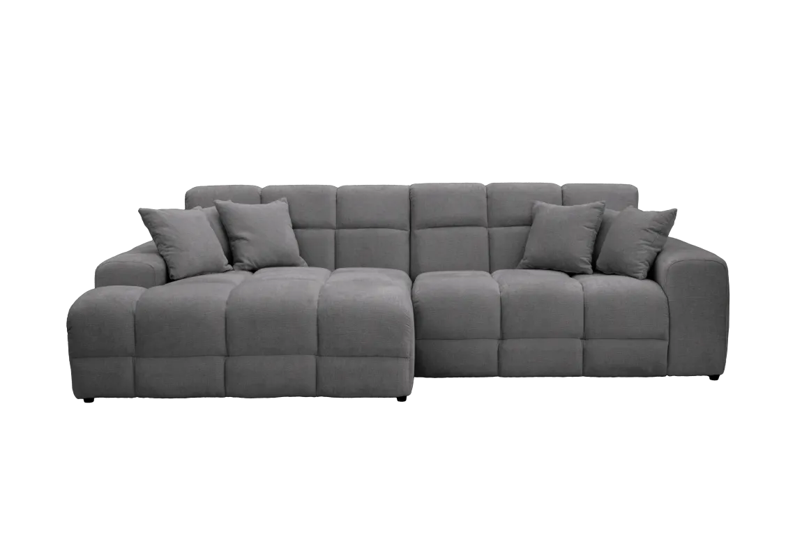 JACOB CANAPE ANGLE GAUCHE ARGENT PERFECT HARMONY 85