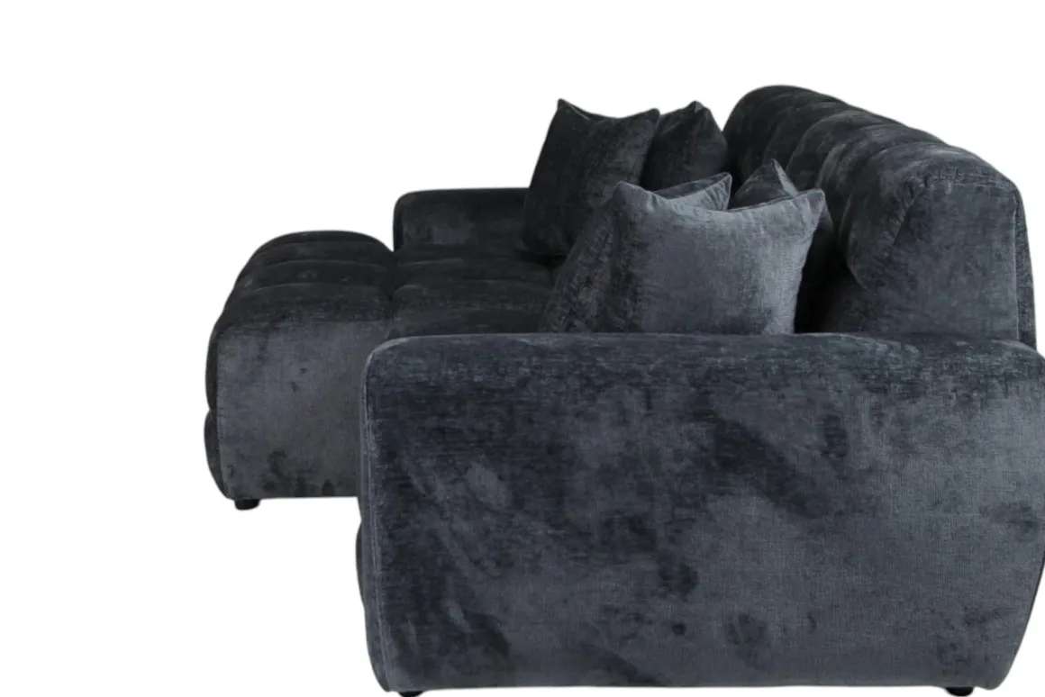 JACOB CANAPE ANGLE GAUCHE GRIS PERFECT HARMONY 90