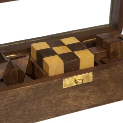 JEU CASSE TETE BOIS D.17.5X6X7CM