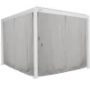 JEU RIDEAU ET RAIL EVORA 3.6X3.6M GRIS CLAIR