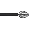 KIT EXT 120 A 210CM D.19 EMBOUT AMAZONIA NOIR MAT