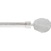 KIT EXT 210 A 380CM D.19 EMBOUT EXOTICA BLANC OR
