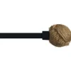 KIT EXT 90 160CM D19 EMBOUT ADA NOIR MAT