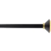 KIT EXT 120 210CM D19 EMBOUT CONI OR NOIR